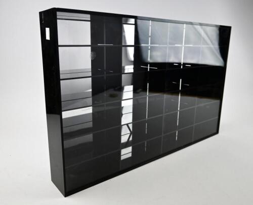 DISPLAY CASE: 1:43 scale perspex model display case with 24 display spaces.