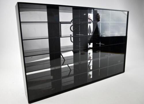DISPLAY CASE: 1:43 scale perspex model display case with 24 display spaces.