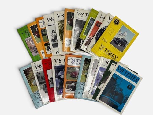 V-8 TIMES: A Collection of 21 issues from the early 1970s, some duplicates [Location: Sydney]