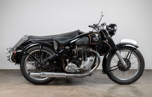 1948 AJS Model 18 500cc with Murphy Sidecar [Location: Melbourne]