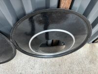 WHEEL DISCS: A set of six 19-inch painted outer discs, to suit a variety of 1930s models [Location: Sydney] - 19