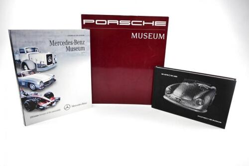 GERMAN MUSEUMS: Three books detailing German car museums. Mercedes-Benz, Porsche museums