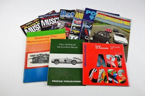 CAR PUBLICATIONS: A group of assorted car publications. 'The 300SLR Mercedes-Benz' softcover booklet