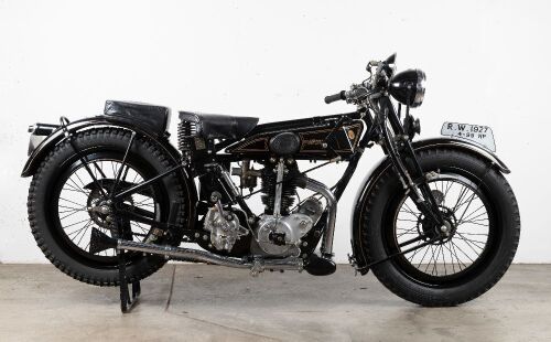 1927 Rudge Whitworth 500cc four standard motorcycle [Location: Melbourne]