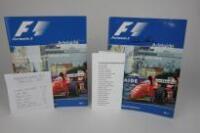AUSTRALIAN G.P: Two signed programmes from the 1995 EDS Australian Grand Prix Adelaide (with 25 driver signatures)