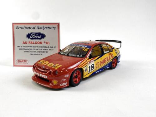 FORD: 1:18 scale Paul Radisich Ford Falcon racing cars produced by Biante. (NB description)