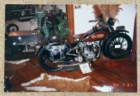 1928 Harley Davidson BAF 500cc PEASHOOTER overhead valve Motorcycle [Location: Melbourne] - 33