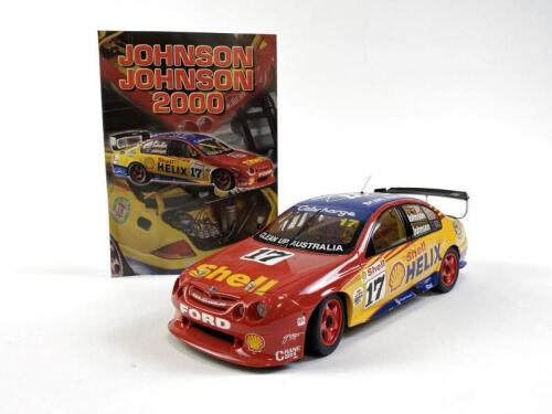 FORD: 1:18 Johnson & Johnson Ford Falcon V8 racing car produced by Biante. (NB description)