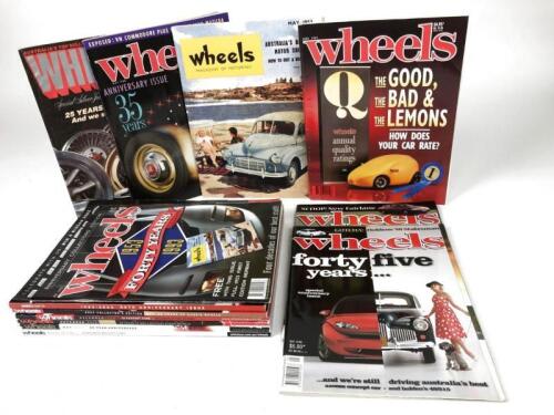 WHEELS: A collection of various 'Wheels' magazines. Anniversary issues