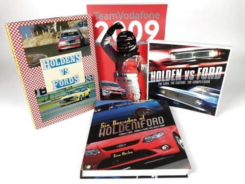HOLDEN V FORD: Collection of books detailing Holden V Ford rivalry. TeamVodafone 2009 Yearbook