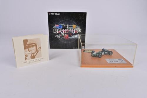 REPCO BRABHAM: 1:43 scale 1966 Victory at Formula 1 championship by Sir Jack Brabham AO OBE driving BT19 V8 with CoA and signed by Jack