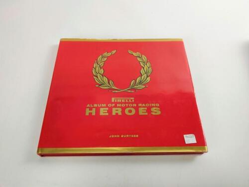 RACING HISTORY: Hardcover book&nbsp; 'Album Of Motor Racing HEROES' by John Surtees