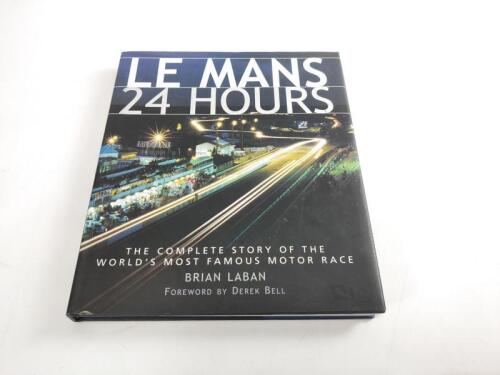 LE MANS:&nbsp; Hardcover book 'LE MANS 24 HOURS' by Brian Laban, published 2001 by Virgin Books, 256 pages.