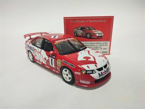 HOLDEN: 1:18 scale Longhurst & Skaife Holden Commodore V8 racing cars produced by AutoArt. (NB description)