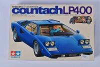 LAMBORGHINI: A Tamiya 1:24 scale Lamborghini LP400 plastic model kit