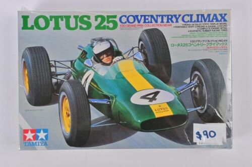LOTUS: A Tamiya 1:20 scale Lotus 25 Coventry Climax plastic model kit