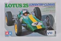 LOTUS: A Tamiya 1:20 scale Lotus 25 Coventry Climax plastic model kit