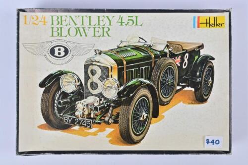 BENTLEY: A Heller 1:24 scale Bentley 4,5 L Blower plastic model kit