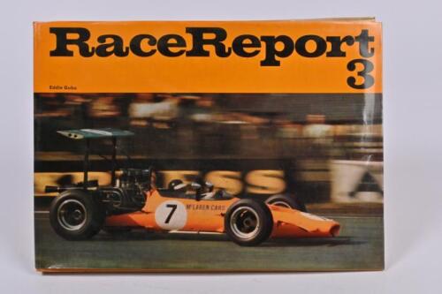 RACING: 'Race Report 3' hardcover book Eddie Guba