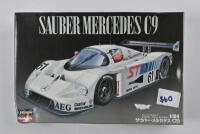 SAUBER MERCEDES: A Hasegawa 1:24 scale Sauber Mercedes C9 plastic model kit