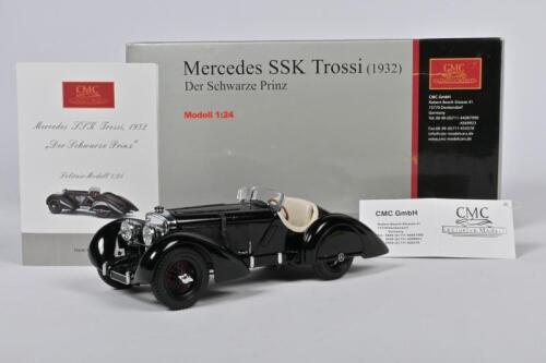 MERCEDES-BENZ: A CMC 1932 Mercedes SSK Trossi in 1:24 scale (Item NO. M-001). White interior