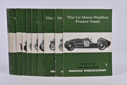 CAR PROFILES: A quantity of 1960's 'PROFILE PUBLICATIONS'. Various car manufacturer's and models