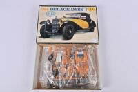 DELAGE: A Heller 1:24 scale Delage D.8SS plastic model kit - 2
