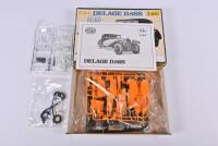 DELAGE: A Heller 1:24 scale Delage D.8SS plastic model kit - 3