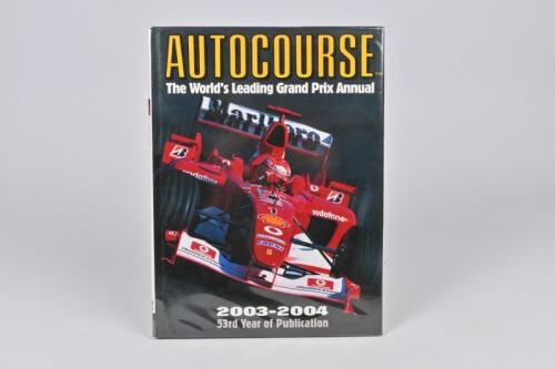 AUTOCOURSE: A 2003-2004 (53rd Year) edition of 'Autocourse'