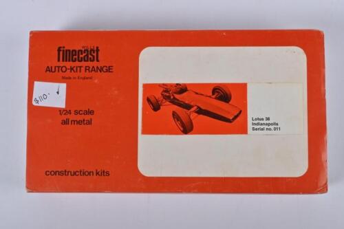 LOTUS: A Wills finecast 1:24 scale Lotus 38 Indianapolis metal kit