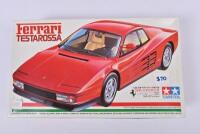 FERRARI: A Tamiya 1:24 scale Ferrari Testarossa plastic model kit