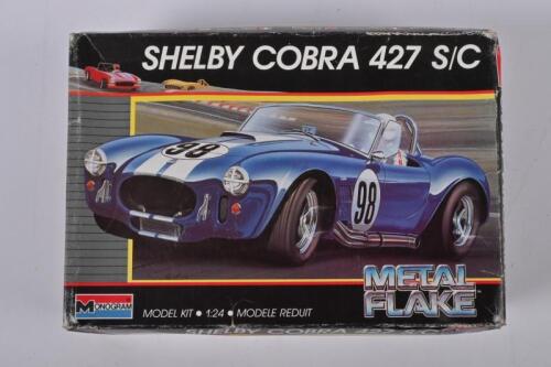 SHELBY COBRA: A Monogram 1:24 scale Shelby Cobra 427 S/C plastic model kit