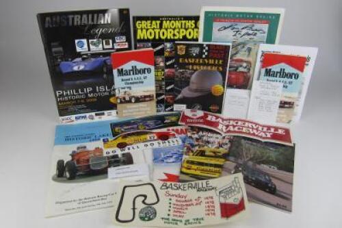 TOURING CARS: A selection of touring car programmes and stickers (signed by 7 drivers)