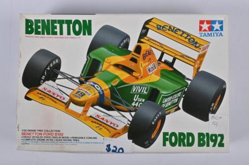 BENETTON FORD: A Tamiya 1:24 scale Benetton Ford B192 plastic model kit