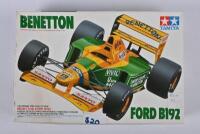 BENETTON FORD: A Tamiya 1:24 scale Benetton Ford B192 plastic model kit