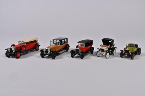 RIO: Five Fiat 1:43 scale models by RIO. Fiat 519, Super Fiat models