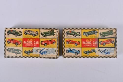 MERIT RACING CAR KIT: Two Merit Racing Car Assembly Kits. Lotus MK XI & Maserati 4/CLT/48