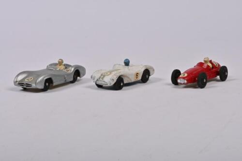 CRESCENT TOYS: Three Crescent Toys. Aston Martin, Maserati & Mercedes-Benz models