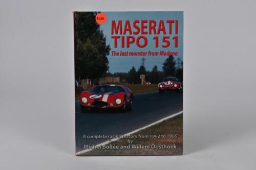 MASERATI: 'MASERATI TIPO 151 - The last monster from Modena' hardcover book by Michel Bollee and Willem Oosthoek