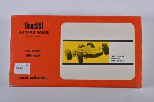 LOTUS: A AUTO-KIT 1:24 scale 1965 Lotus 33 Formula 1 Racing Car metal kit