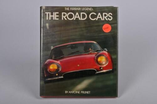 FERRARI: 'THE FERRARI LEGEND: THE ROAD CARS' hardcover book by Antoine Prunet