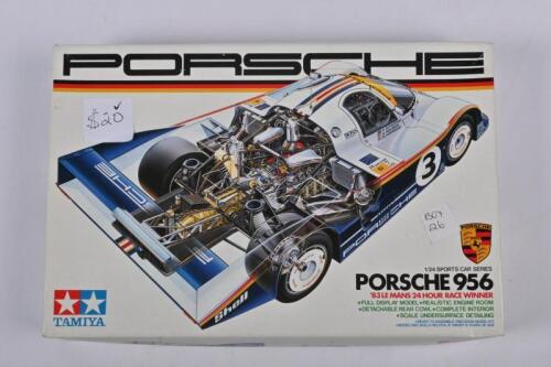 PORSCHE: A Tamiya 1:24 scale Porsche 956 Turbo plastic model kit