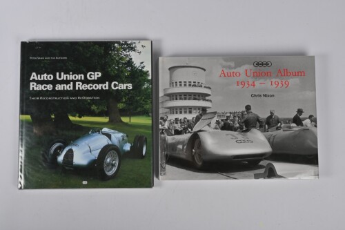AUTO UNION: Two interesting Auto Union hardcover books. 'Auto Union GP Race and Record Cars' by Peter Vann