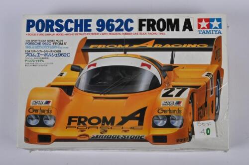 PORSCHE: A Tamiya 1:24 scale Porsche 962C (From A) plastic model kit
