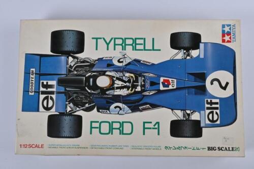 TYRELL: A Tamiya 1:12 scale Tyrell Ford F1 plastic model kit