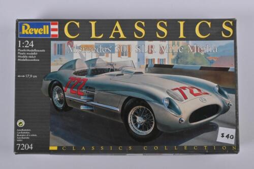 MERCEDES-BENZ: A Revell 1:24 scale Mercedes 300 SLR Mille Miglia plastic model kit