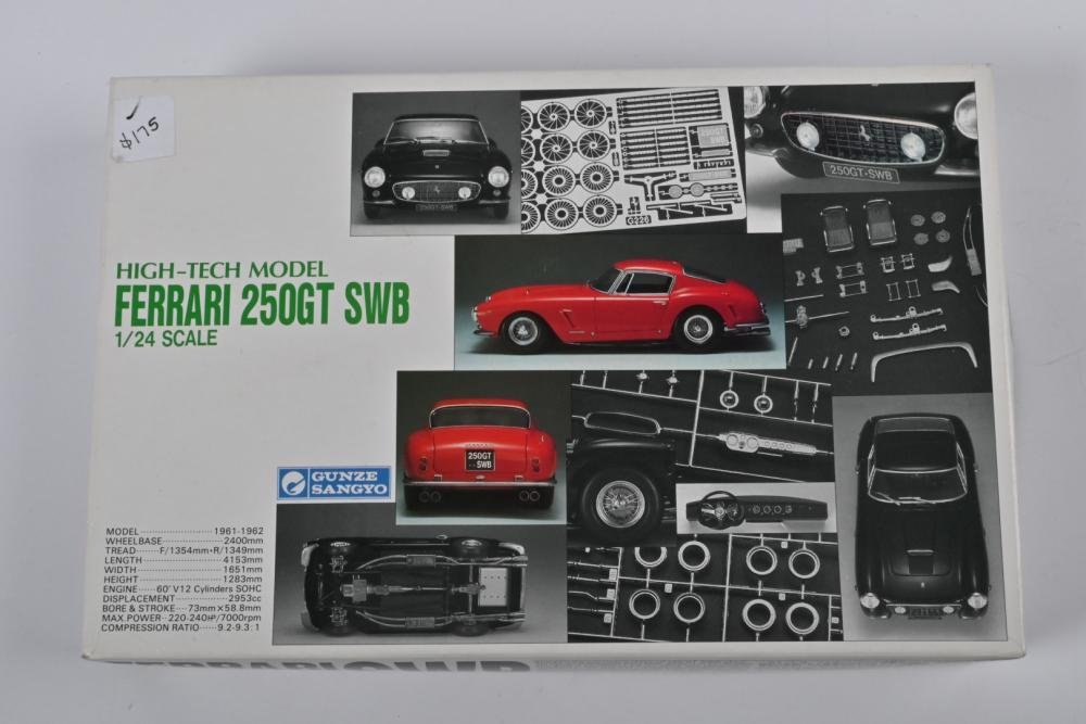 FERRARI: A Gunze Sangyo (High Tech Model) 1:24 scale Ferrari 250GT SWB  plastic and metal model kit - Price Estimate: $ - $