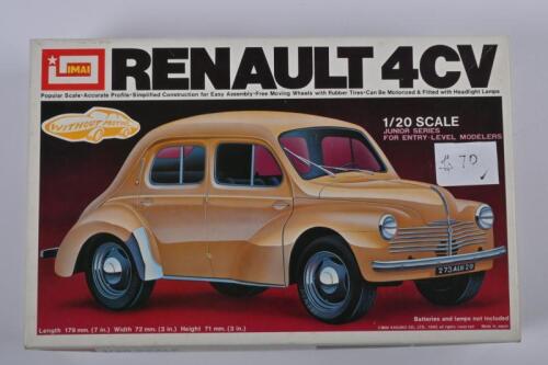 RENAULT: A IMAI 1:20 scale Renault 4CV plastic kit