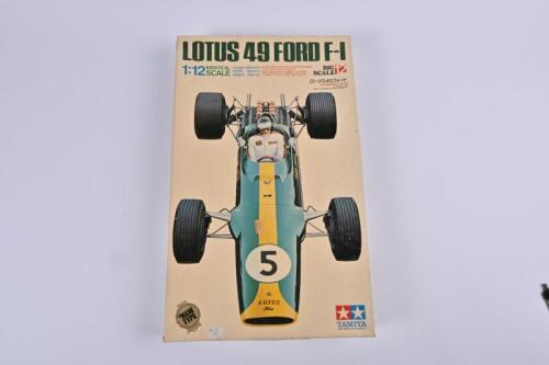 LOTUS: A Tamiya 1:12 scale Lotus 49 Ford F-1 plastic model kit