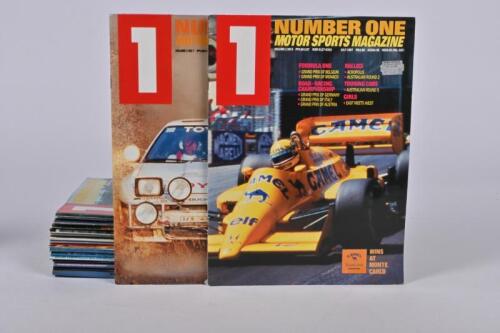 NUMBER ONE MOTOR SPORTS MAGAZINE: A quantity of Number One Motor Sports Magazine. Years 1987 - 1989